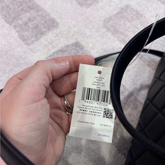 Kate Spade Black Quilted Leather Handbag - Picture 7 of 7